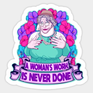 Auntie Nelda Sticker